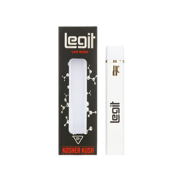 Legit Kosher Kush HHC Live Resin Disposable Vape Pen 1ml
