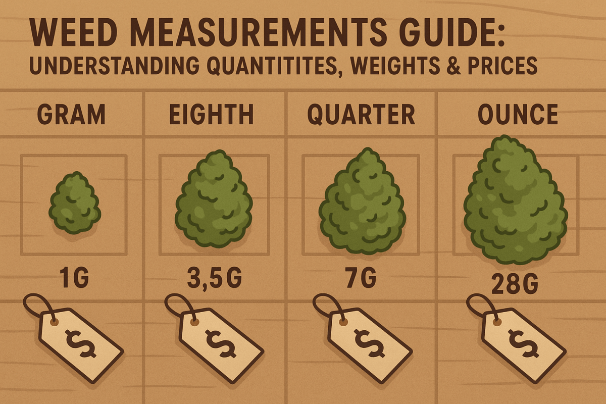 Weed Measurements Guide to Weights, Quantities & Prices