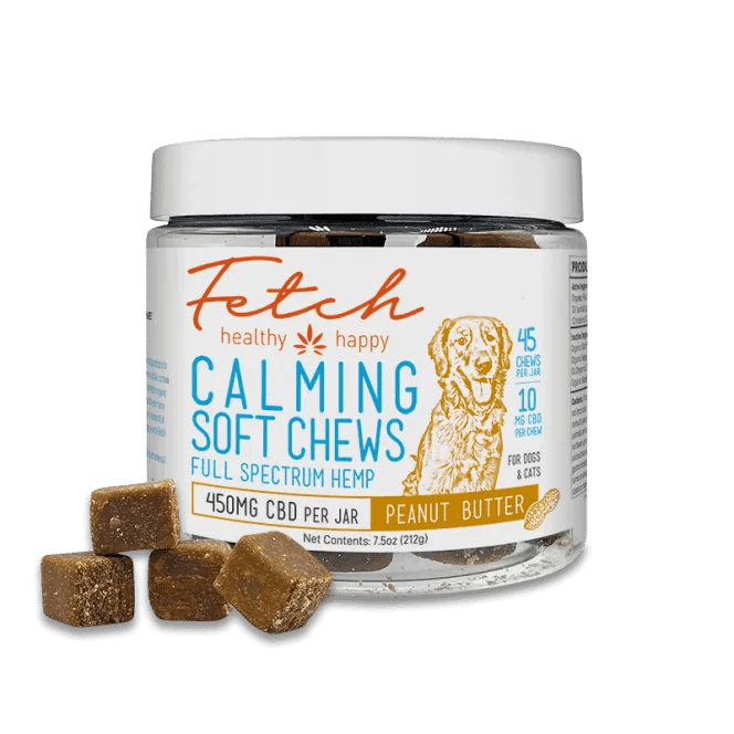 Fetch Calming Soft Chews Peanut Butter - BudMother.com