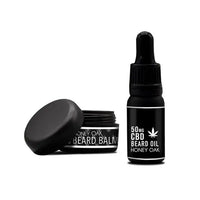 Charger l&#39;image dans la visionneuse de la galerie, NKD 150mg CBD Twin Pack Honey Oak Beard Oil &amp; Balm - BudMother.com
