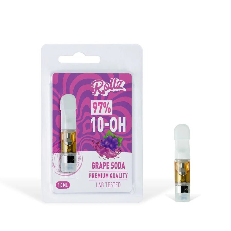 Rollz Grape Soda 10-OH-HHC Vape Cart (1ml) Rollz Grape Soda 10-OH-HHC Vape Cart (1ml)