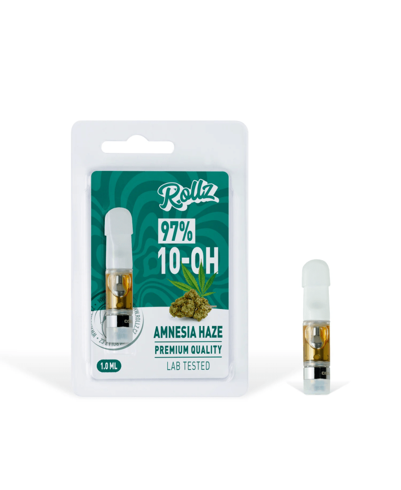 Rollz Amnesia Haze 10-OH-HHC Vape Cart (1ml)
