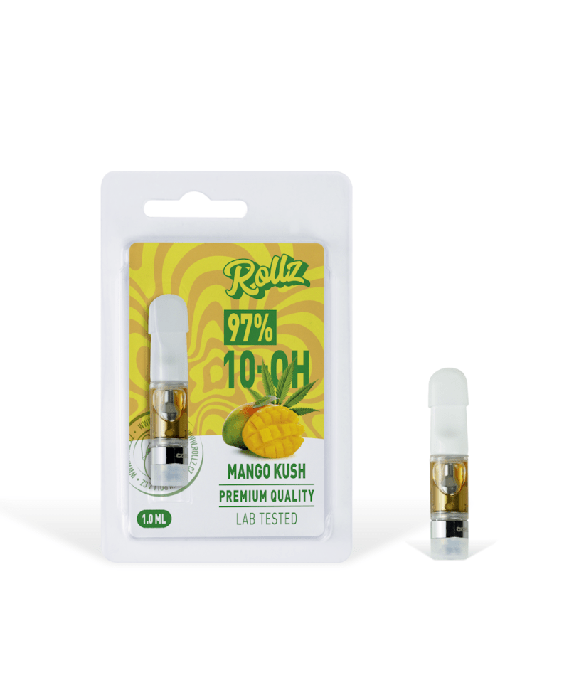 Rollz Mango Kush 10-OH-HHC Vape Cart (1ml) Rollz Mango Kush 10-OH-HHC Vape Cart (1ml)