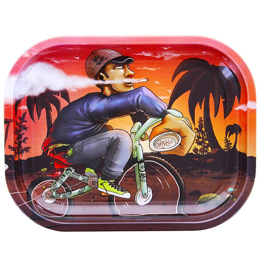 Beuz Cycling High Small Metal Rolling Tray - BudMother.com