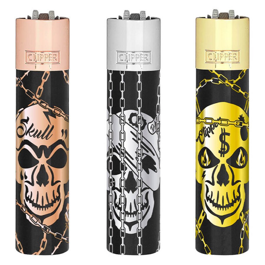 Clipper Metal Lighters - Deadly Chains - BudMother.com