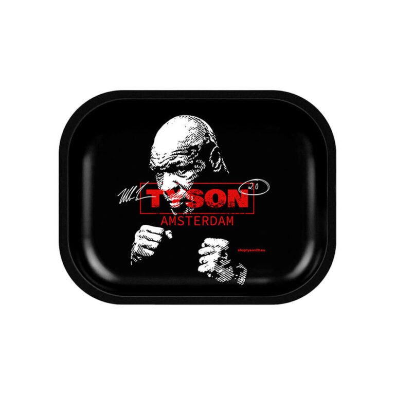 Tyson 2.0 Boxing Mike Medium Metal Rolling Tray - BudMother.com
