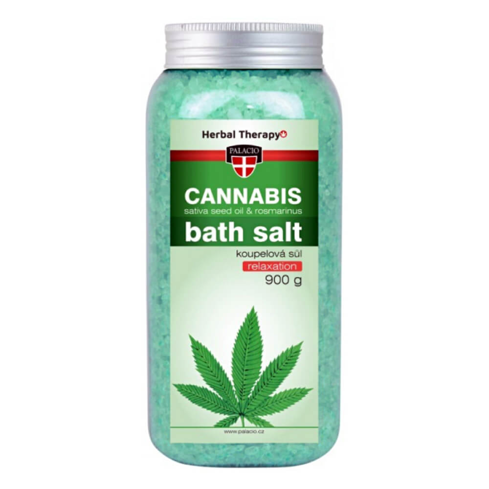 Cannabis Bath Salt Sativa Seed Oil & Rosmarinus (900g)