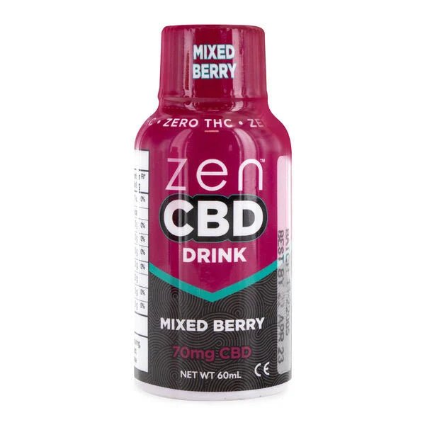 Zen CBD Mixed Berry 70mg Drink 60ml - BudMother.com