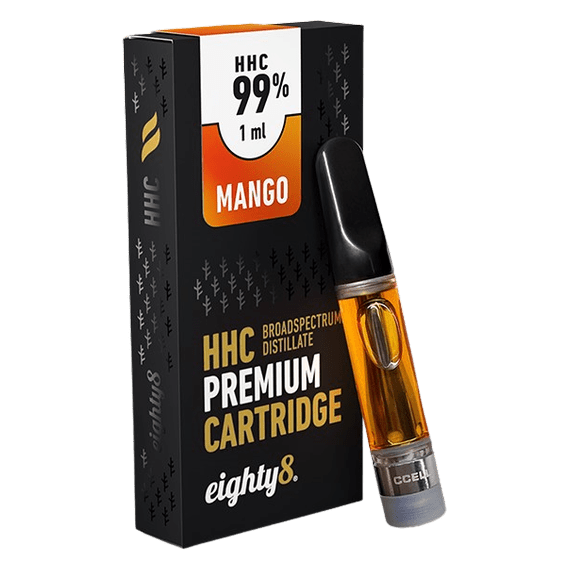 Eighty8 HHC Cartridge Mango 1ml - BudMother.com
