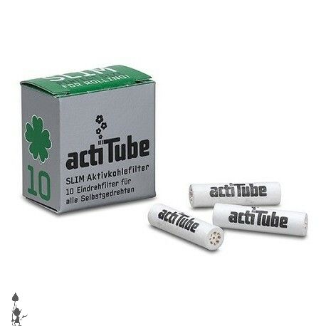 actiTube  Activ Charcoal Slim 7mm - Halabi Glassbonger på Nett