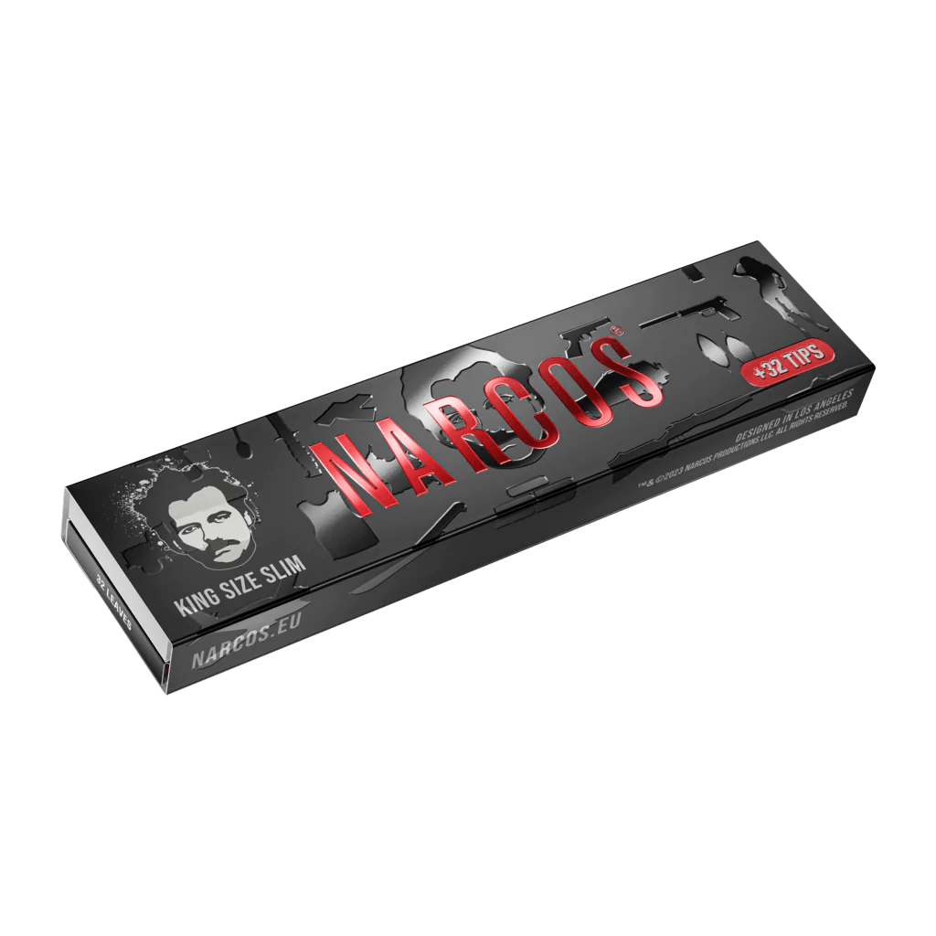 Narcos® Limited Edition King Size Rolling Papers + Tips - BudMother.com