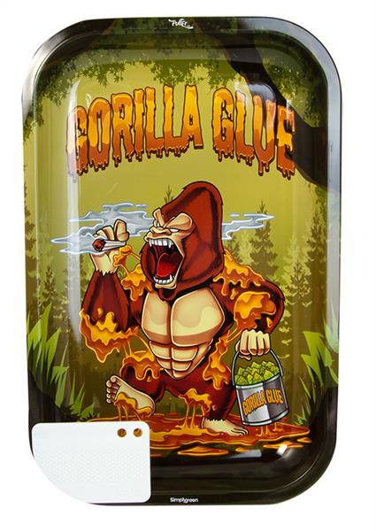 Best Buds Gorilla Glue Large Metal Rolling Tray - BudMother.com