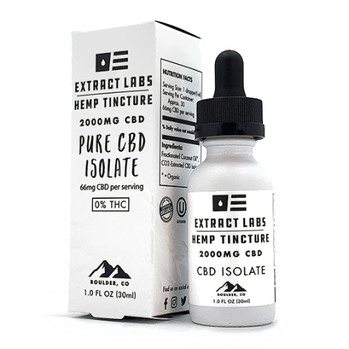 Extract Labs Pure CBD Isolate Tincture - BudMother.com