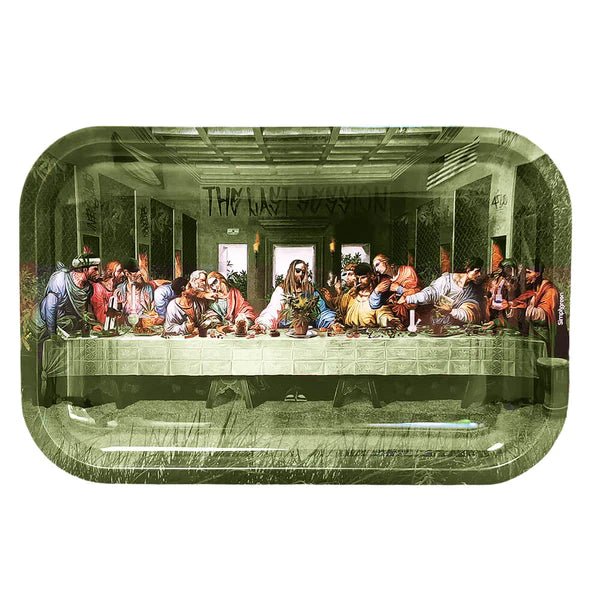 The Last Session Medium Metal Rolling Tray - BudMother.com